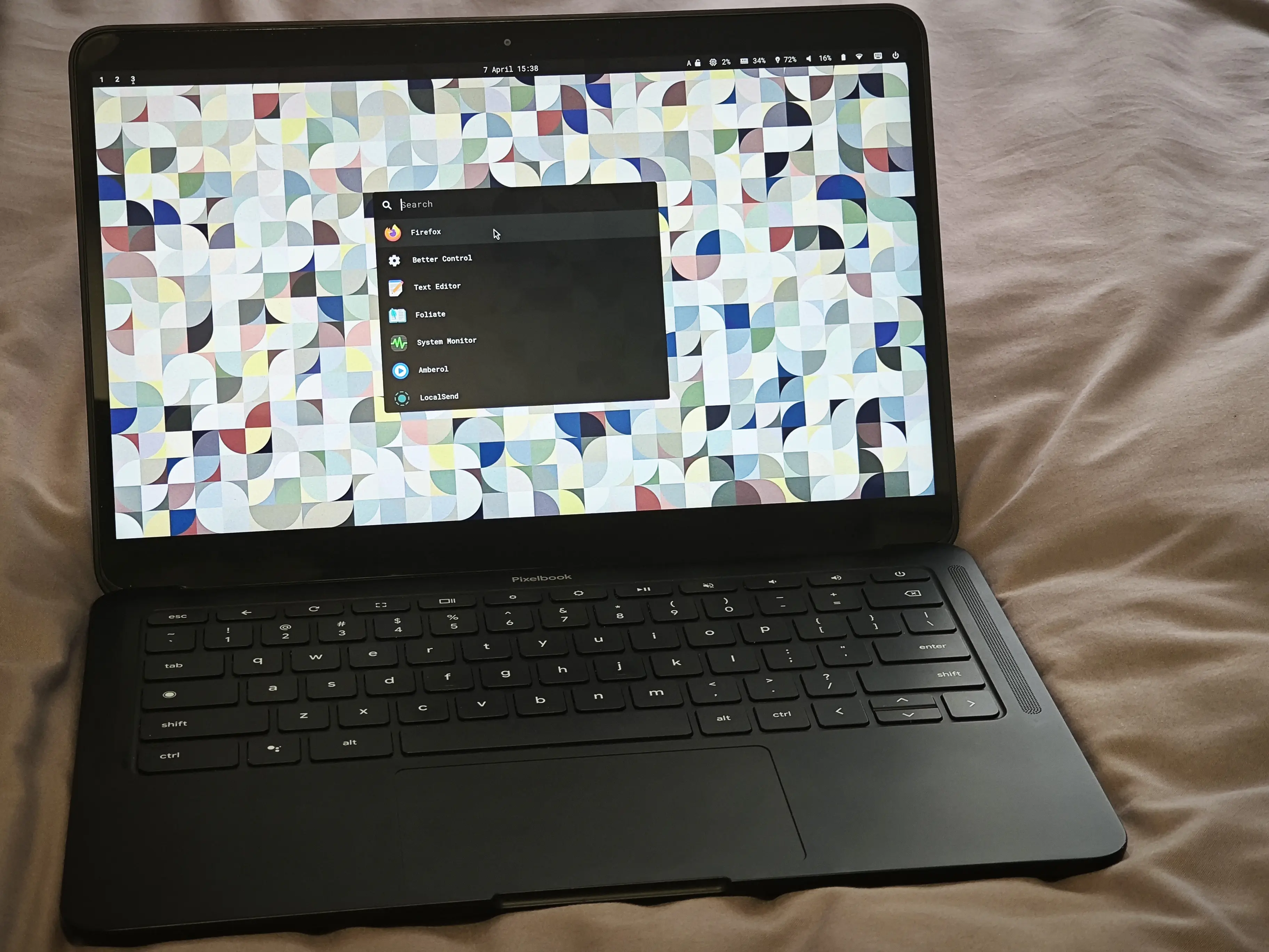 Pixelbook Go运行Fedora